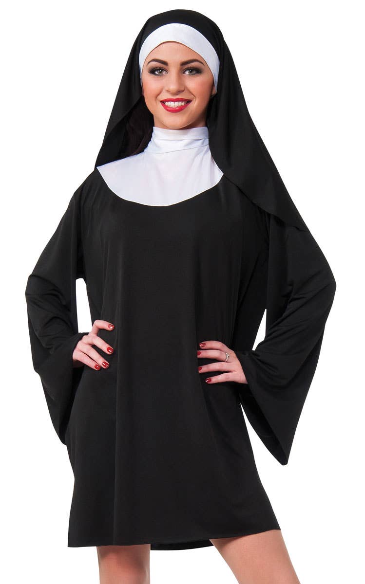 Classic Nun Women's Fancy Dress Costume Close Image