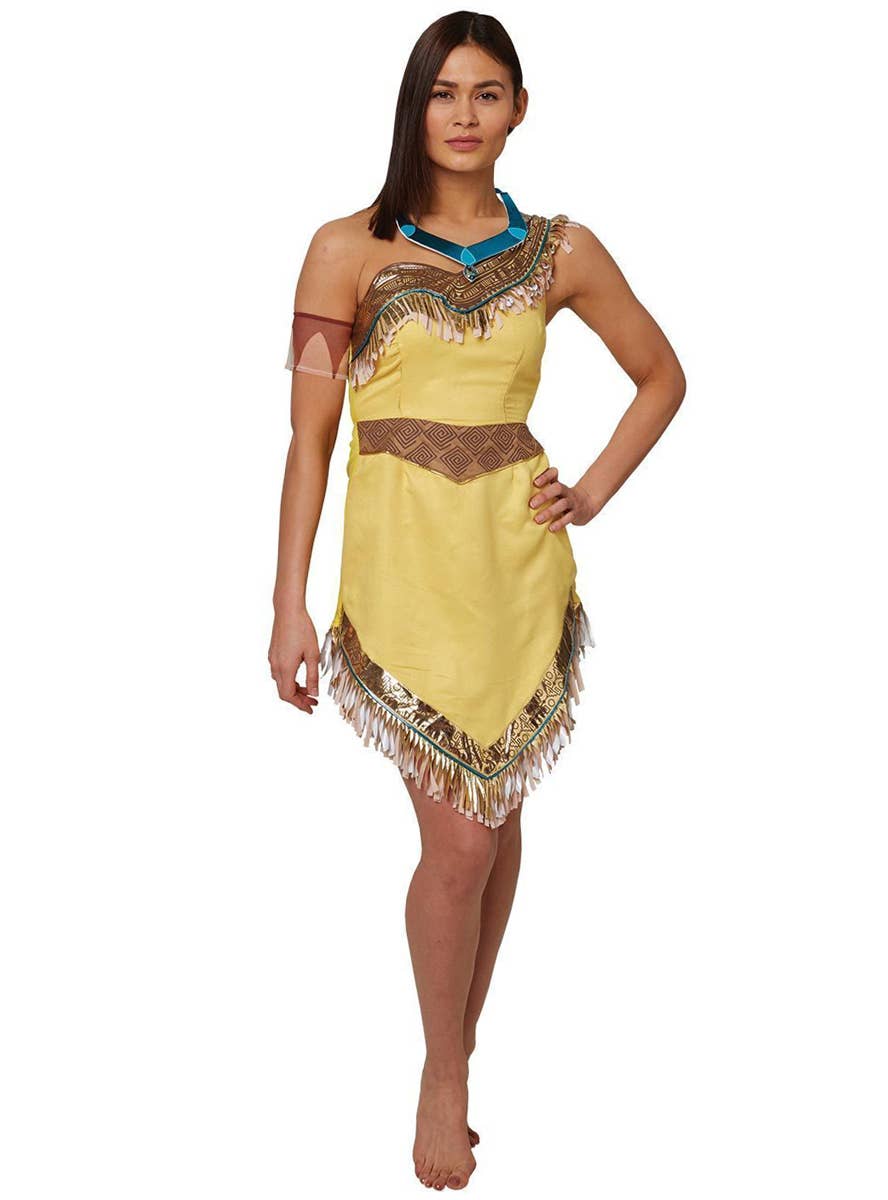 Womens Pocahontas Disney Costume - Alternate Front Image