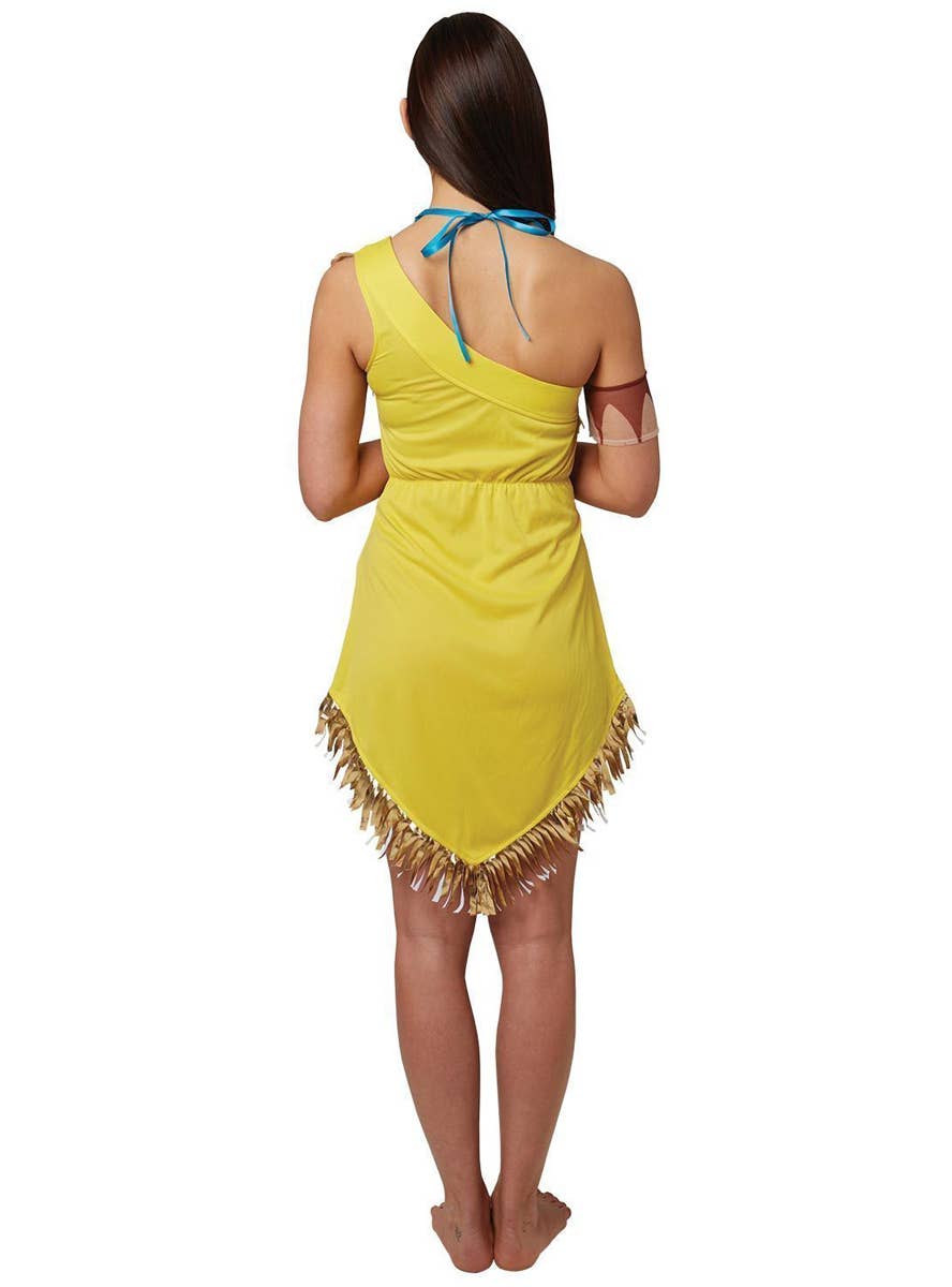 Womens Pocahontas Disney Costume - Back Image