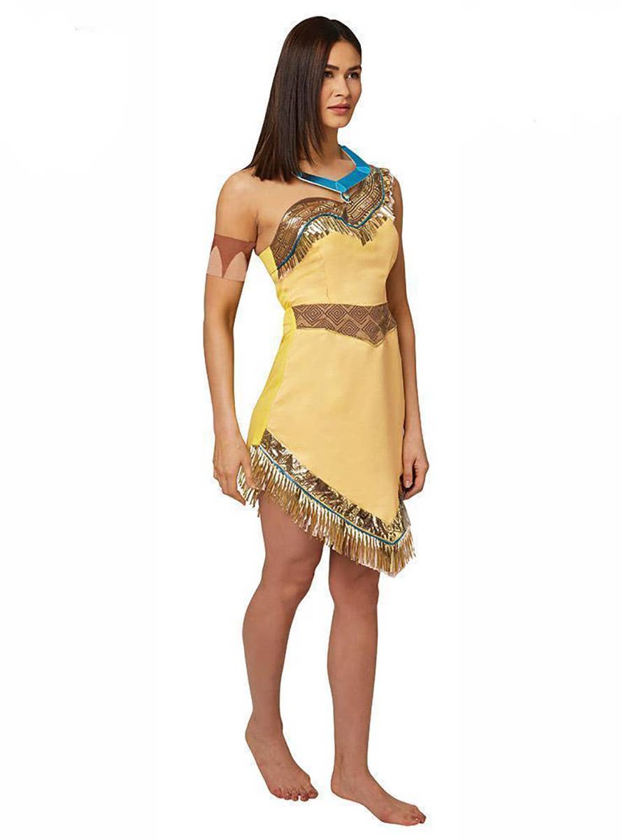 Womens Pocahontas Disney Costume - Side Image