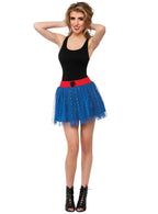 Spider Girl Blue Tutu Skirt for Women - Main Image