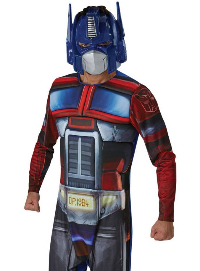 Men's Optimus Prime Transformer Autobots Costume - Close Image