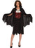 Women's Red and Black Vampire Costume - Main Image