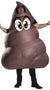 Men's Brown Inflatable Poop Emoji Novelty Hilarious Fancy Dress Costume Main Image