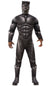 Men's Black Panther Muscle Chest Fancy Dress Costume Front Image