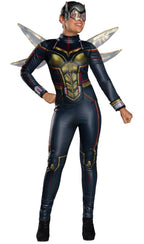 Women's Blue Ant-Man The Wasp Officially Licensed Marvel Fancy Dress Superhero Costume Main Image