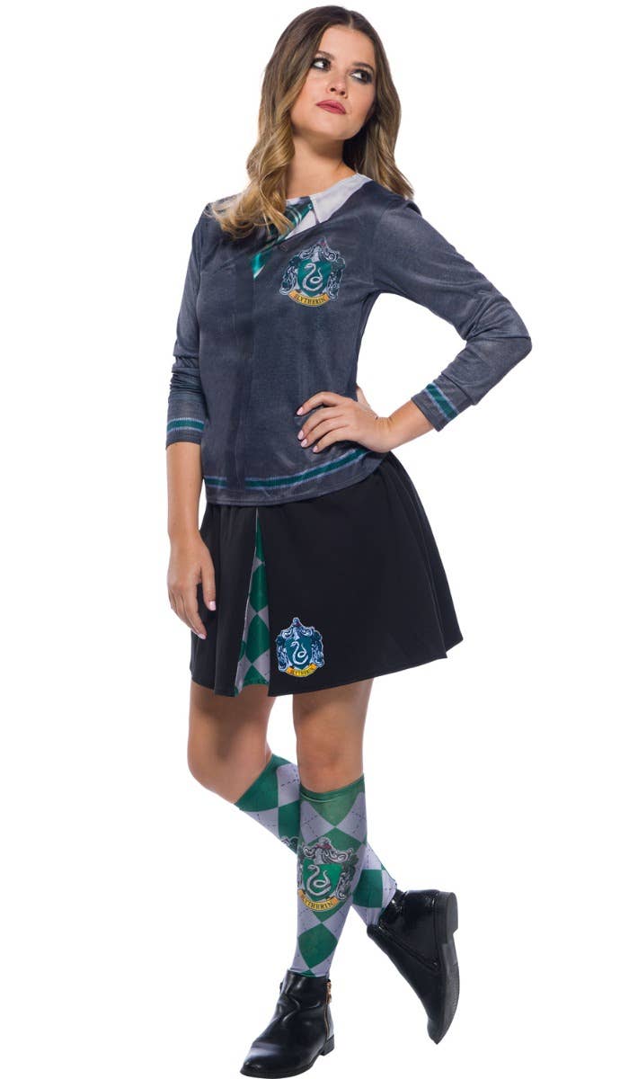 Women's Printer Slytherin Harry Potter Costume Shirt Main Image