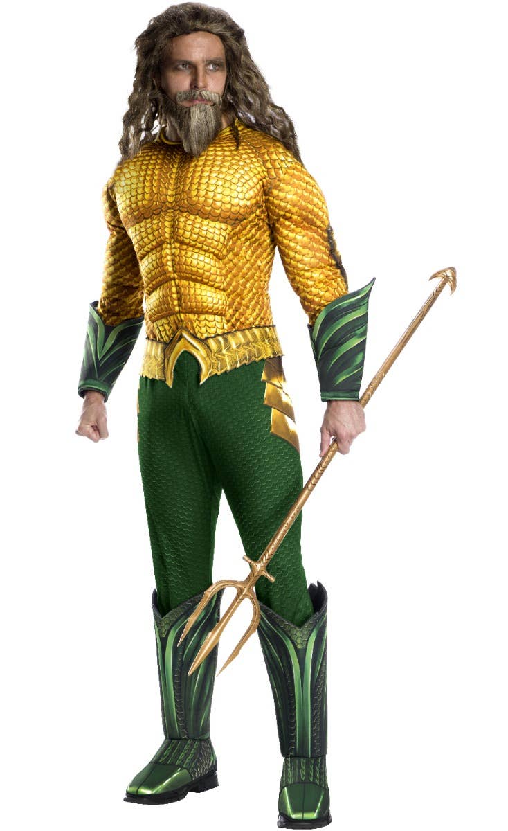 Deluxe Aquaman Men's Costume - Main Image