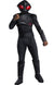 Men's DC Comics Rubie's Black Manta Villain Superhero Black Fancy Dress Costume - Main Image
