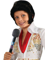 Black Plastic Elvis Now Microphone Costume Accessory