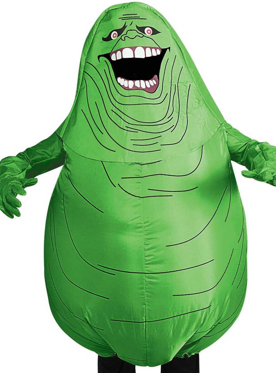 Inflatable Green Slimer Men's Ghostbusters Costume - Alternative Image