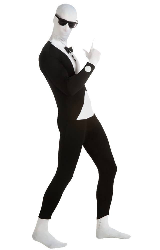 Tuxedo Second Skin Costume for Men - Side Image