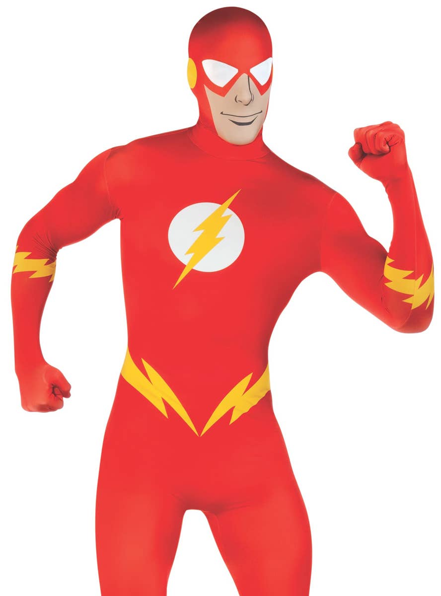 Men's Secxond Skin Flash Costume - Close Image