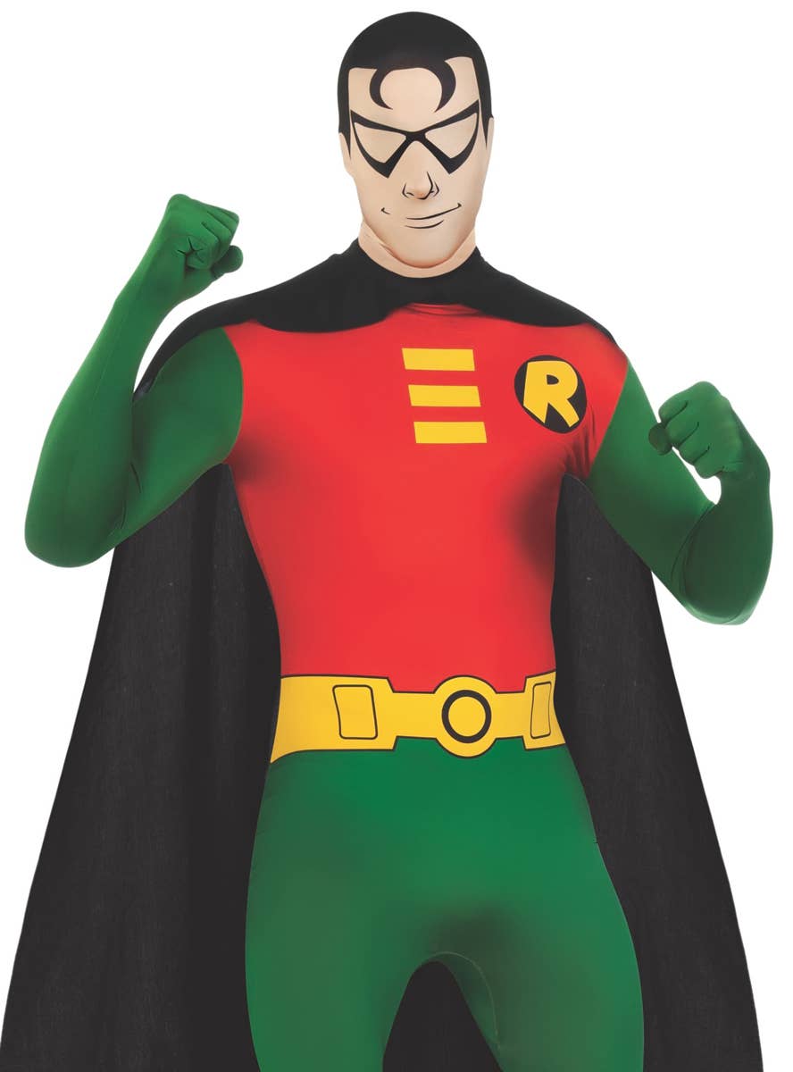 Superhero Costume | Robin Adult Second Skin Costume