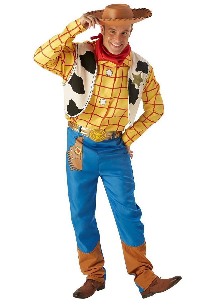 Men's Woody Toy Story Fancy Dress Costume Alt Image