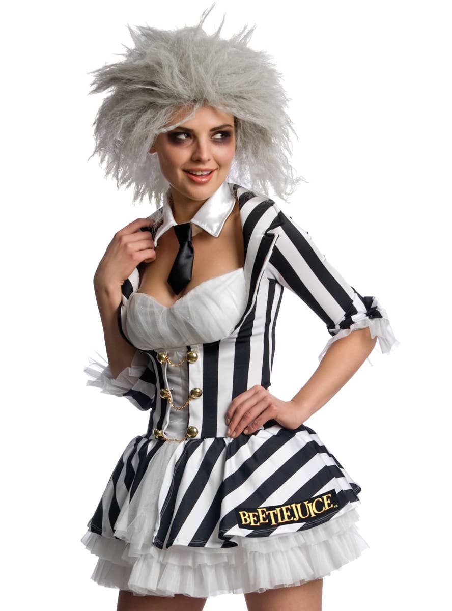 Beetlejuice Costume for Women - Close Image