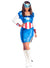 American Dream Captain America Marvel Universe Officially Licensed Sexy Fancy Dress Costume Main Image