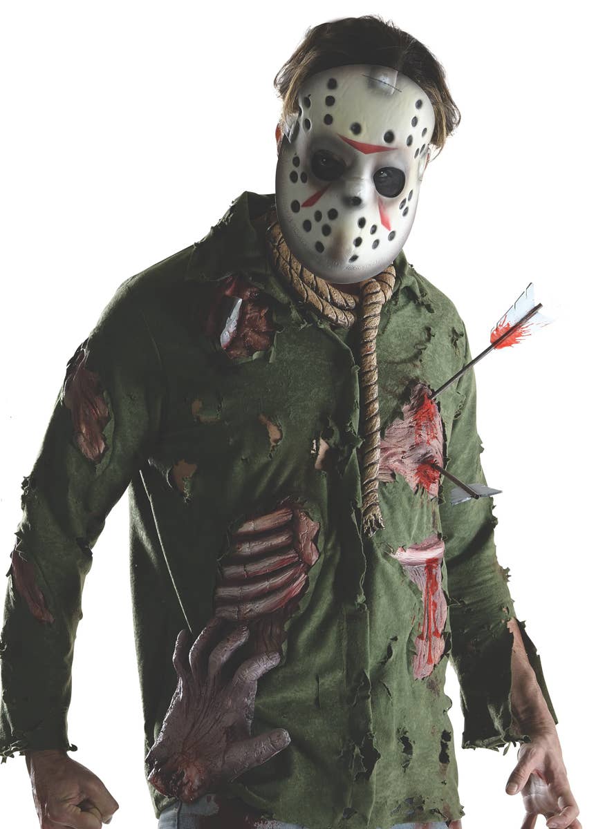 Men's Friday the 13th Jason Voorhees Halloween Costume Close Image