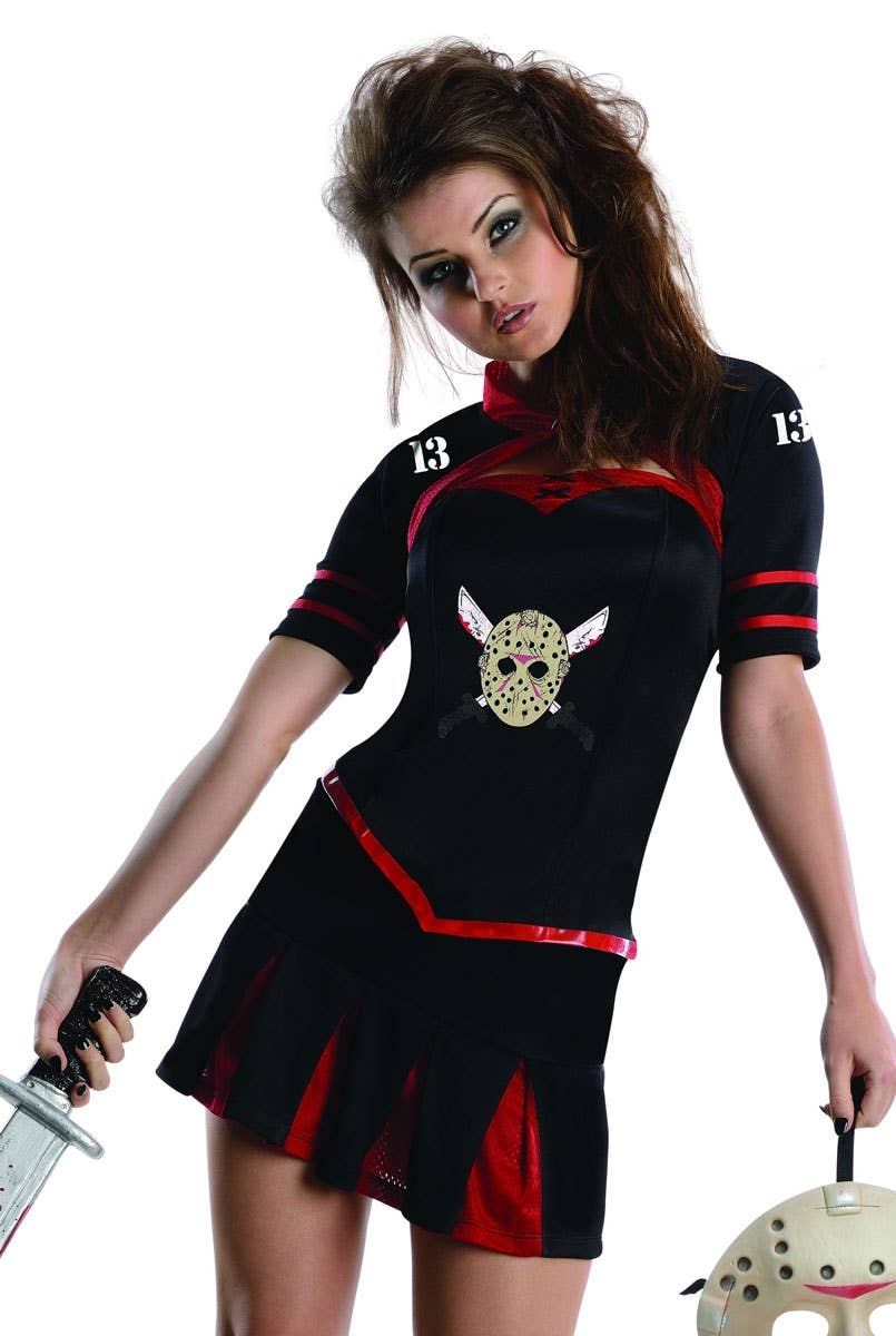 Friday the 13th Jason Voorhees Women's Halloween Costume Close Image