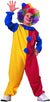 Boys Colourful Clown Circus Fancy Dress Costume