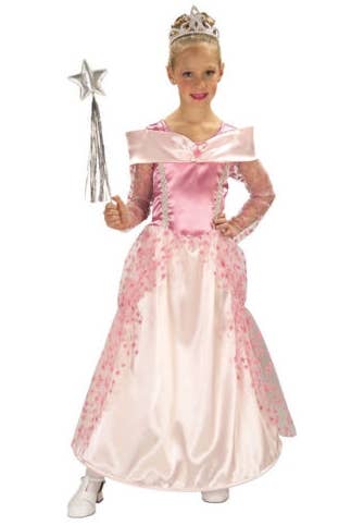 Girls Cute Pink Star Princess Book Week Fancy Dress Costume - Alternative Image