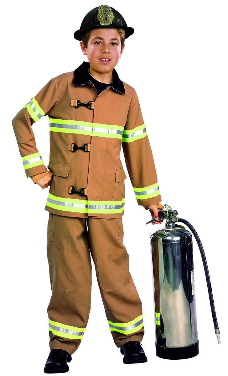 Boys Fire Chief Fancy Dress Book Week Costume