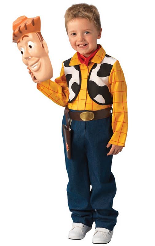 Boy's Woody Toy Story Deluxe Cowboy Costume Front View