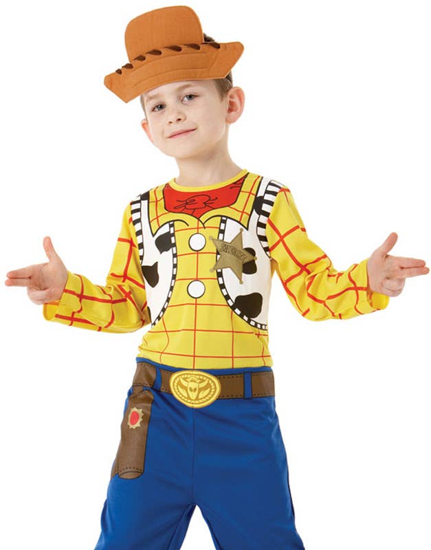 Woody Boy's Toy Story Cowboy Disney Movie Costume Front View