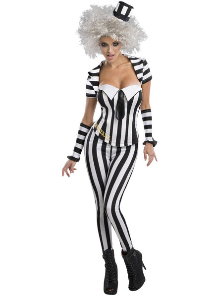 Sexy Beetlejuice Costume for Women - Main Image