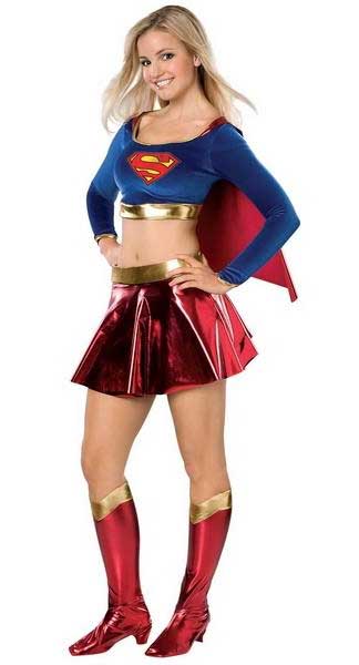 Supergirl Teen Girls Superhero Costume