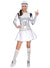 Women's White And Black Storm Trooper Dress Image 1