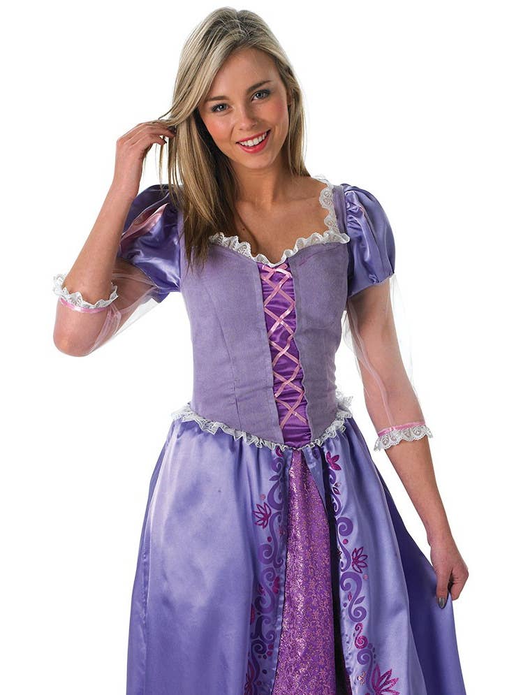 Deluxe Rapunzel Costume for Women - Close Image
