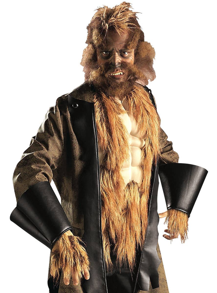 Big Bad Wolf Men's Scary Halloween Costume Close Image