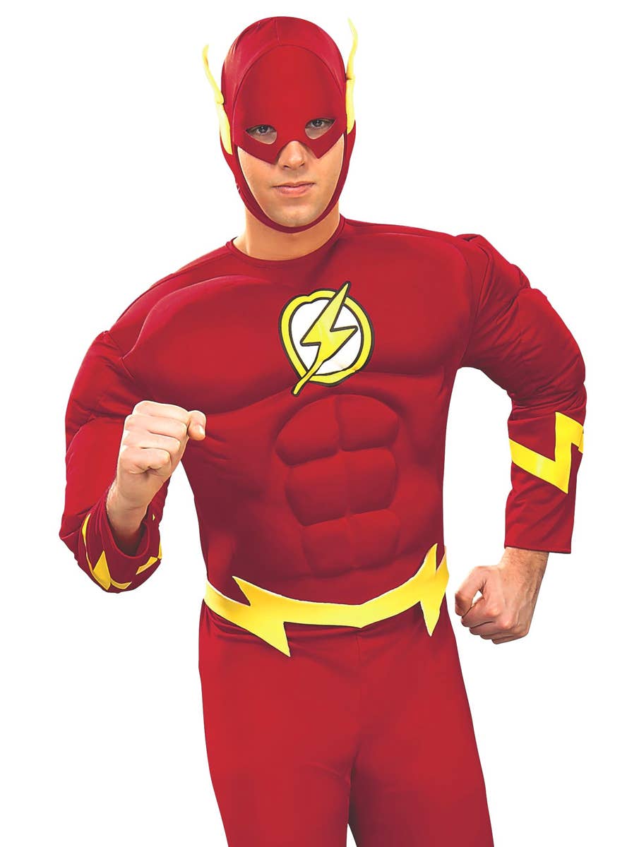 The Flash Adults Dress Up Costume - Close Image