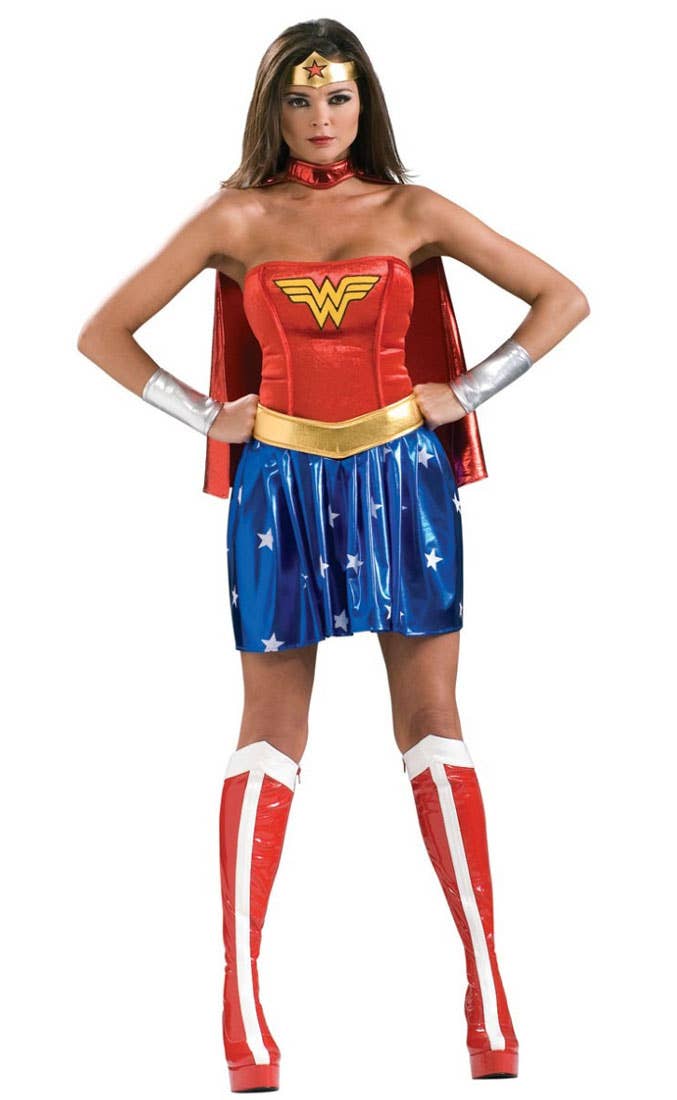 Officially Licensed Women's Sexy Wonder Woman Costume - Alternative Image