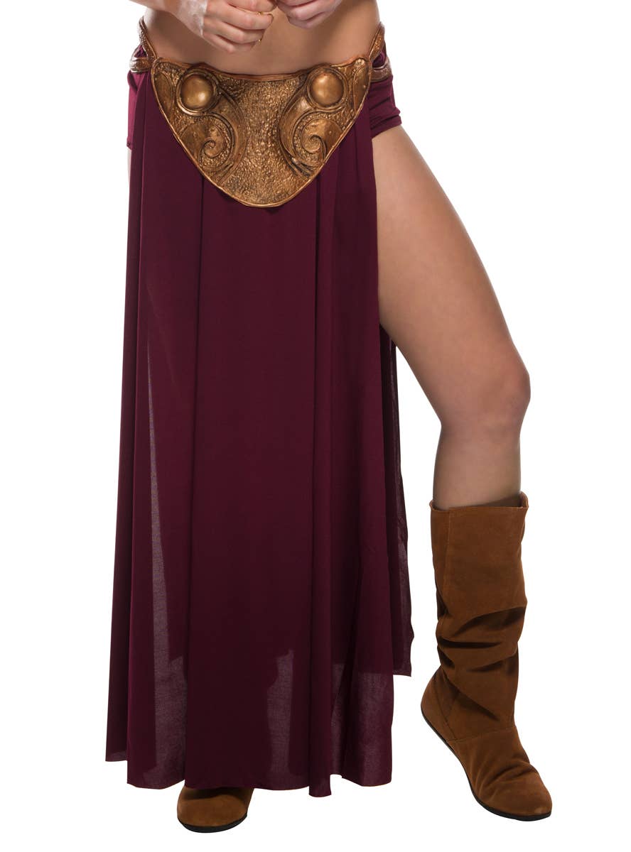 Star Wars Princess Leia Sexy Slave Womens Costume - Close Up skirt Image