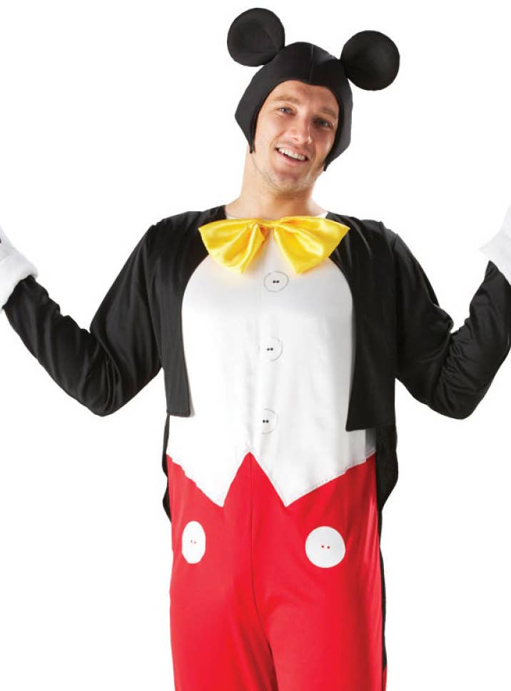 Mickey Mouse Disney Cartoon Fancy Dress Costume- Close Image