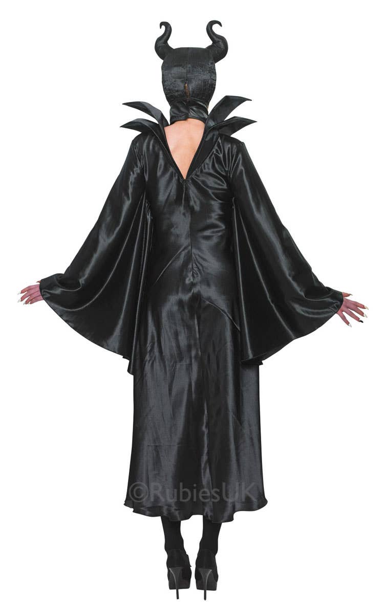 Womens Halloween Maleficient Costume - Back Image
