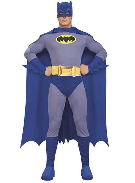 Batman Dc Comics Character Mens Superhero Fancy Dress  Costume  Main Image