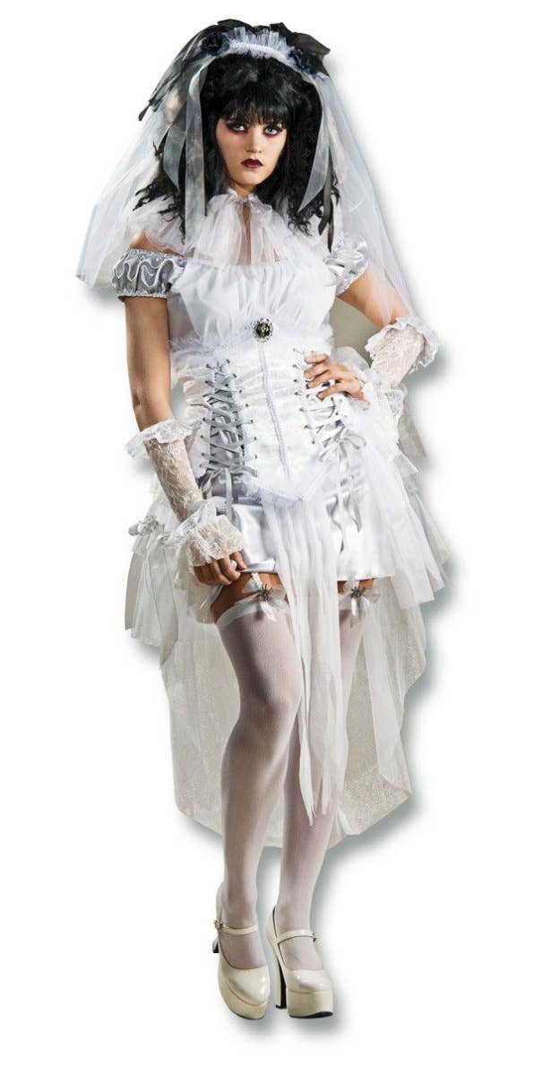 Women's Dead Bride Halloween Fancy Dress Costume