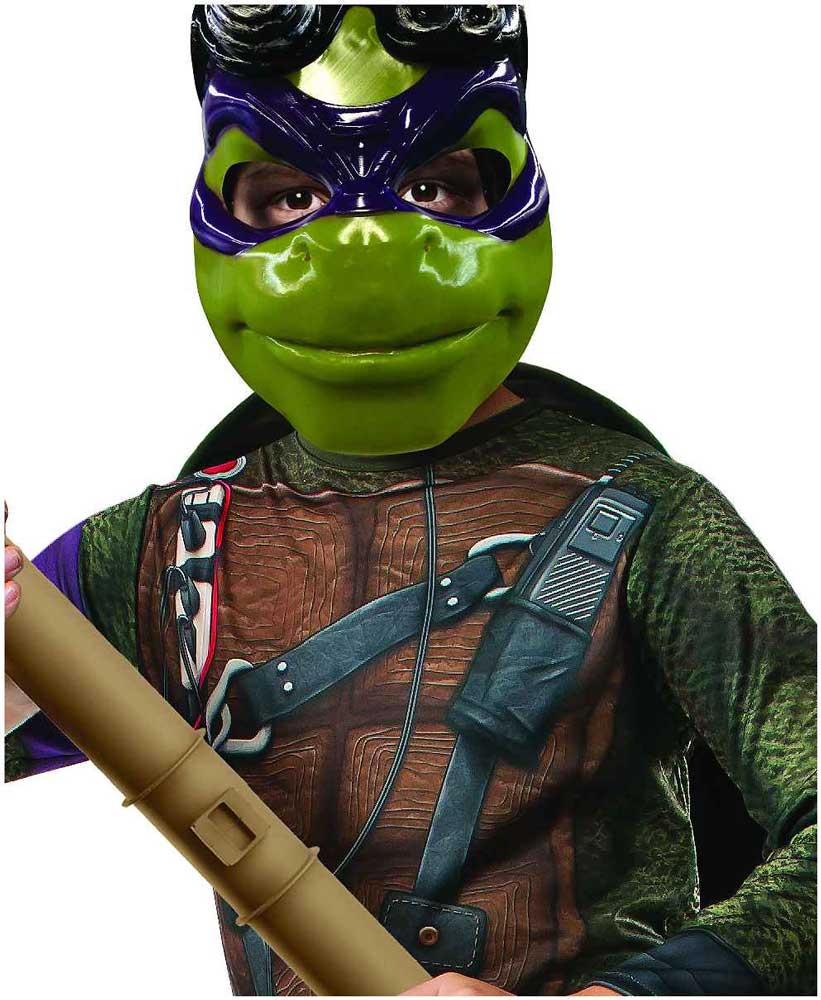 Donatello Boy's Teenage Mutant Ninja Turtle Costume Close Up View