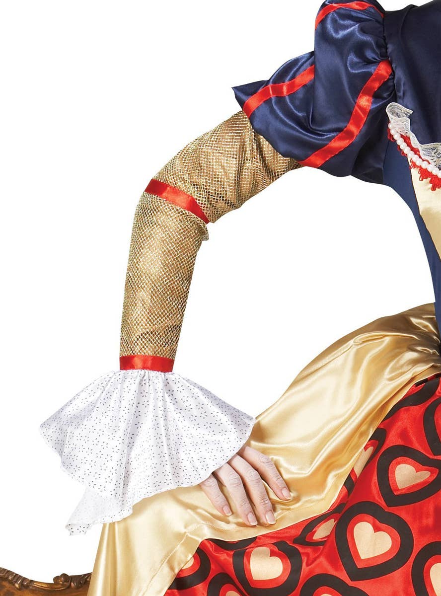 Queen of Hearts Disney Costume for Women - Sleeve Image