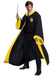 Image of Deluxe Hufflepuff Men's Costume Robe with Hood