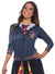 Teen Girl's Gryffindor Costume Shirt - Close Image