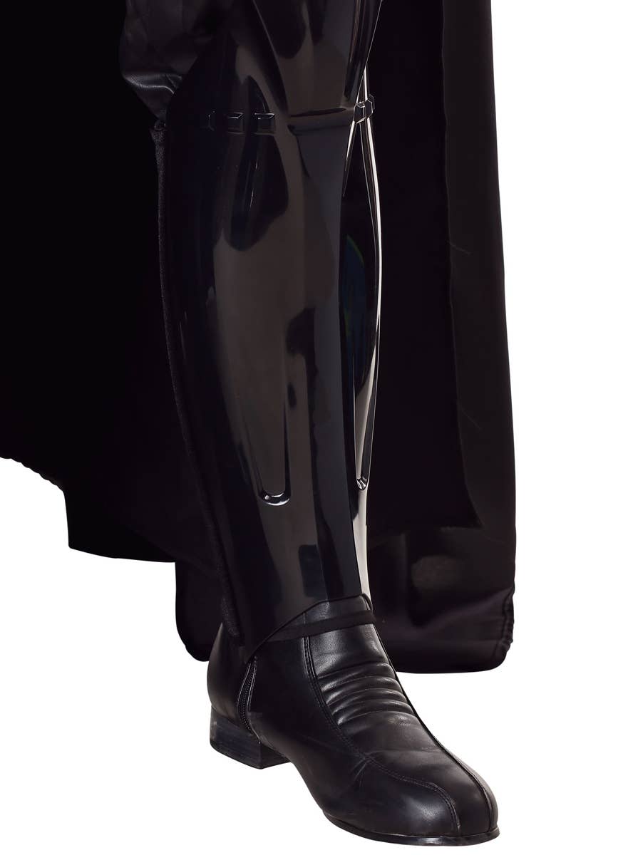 Movie Quality Men's Darth Vader Deluxe Costume -Leg Cover View