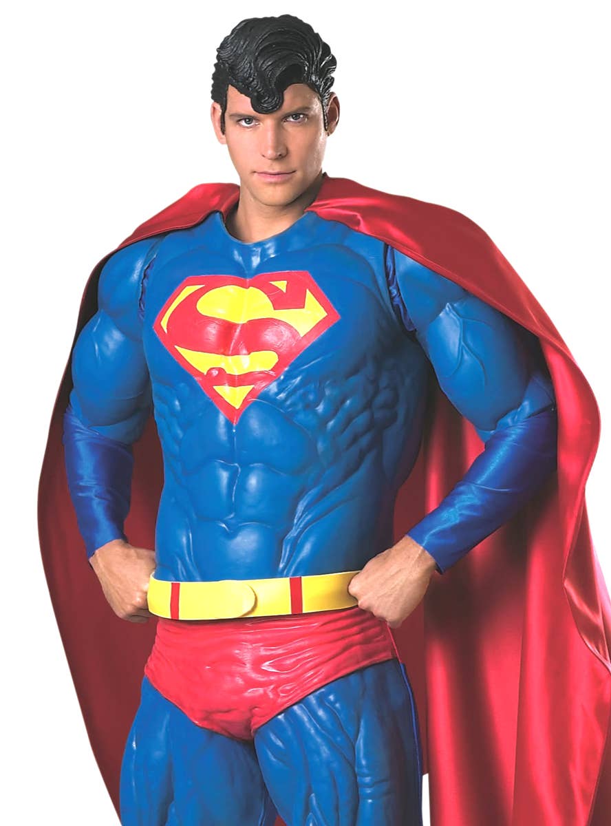 Men's Premium Deluxe Superman Costume- Close Image