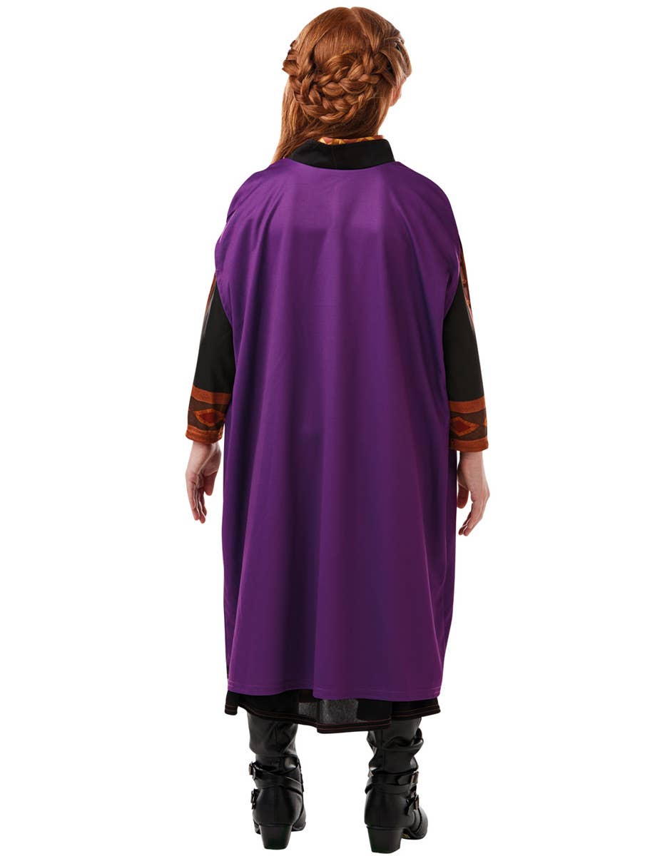 Girls Classic Frozen 2 Anna Travelling Costume Back Image