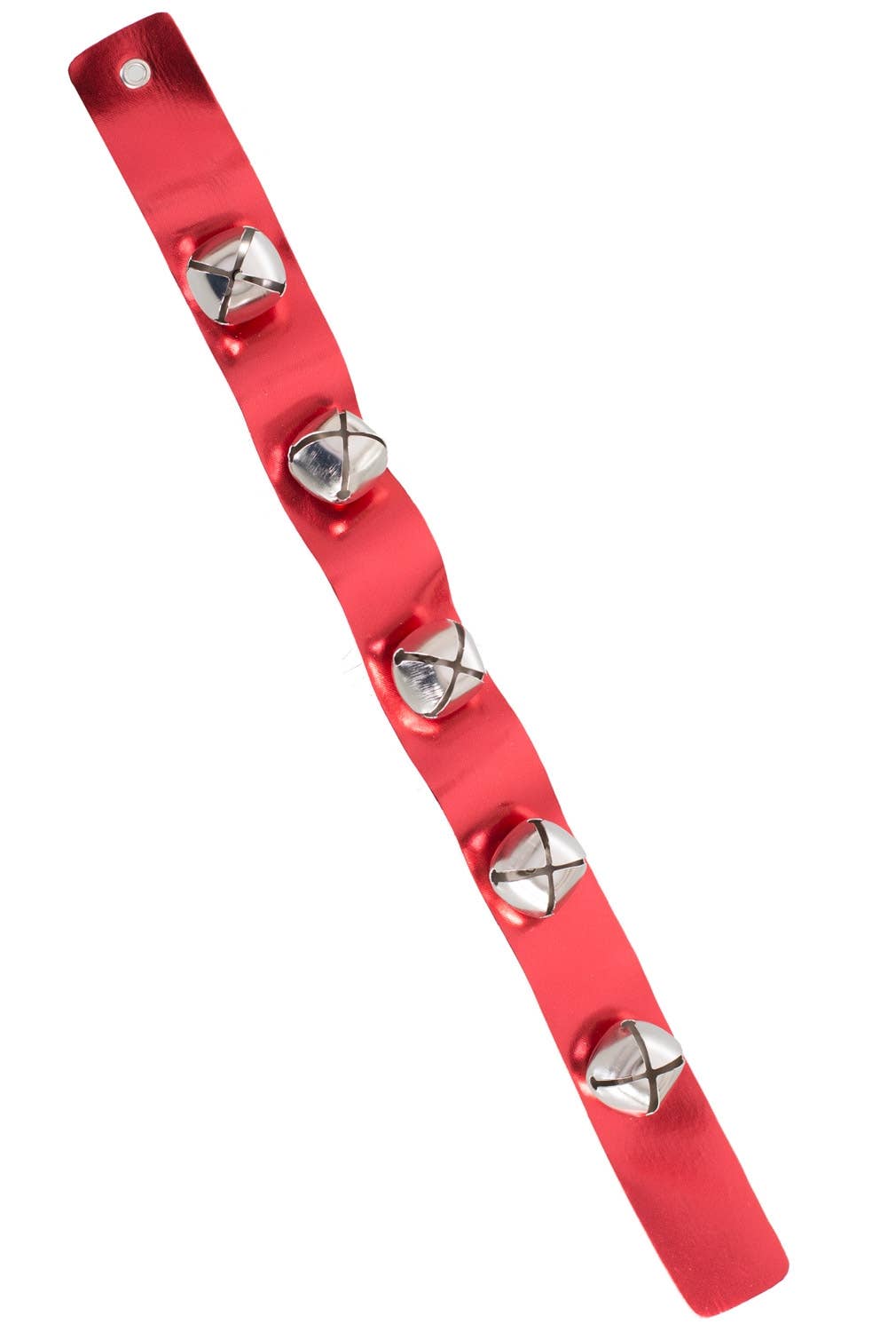 Red Metallic 50cm Christmas Bell Strap Santa Costume Accessory