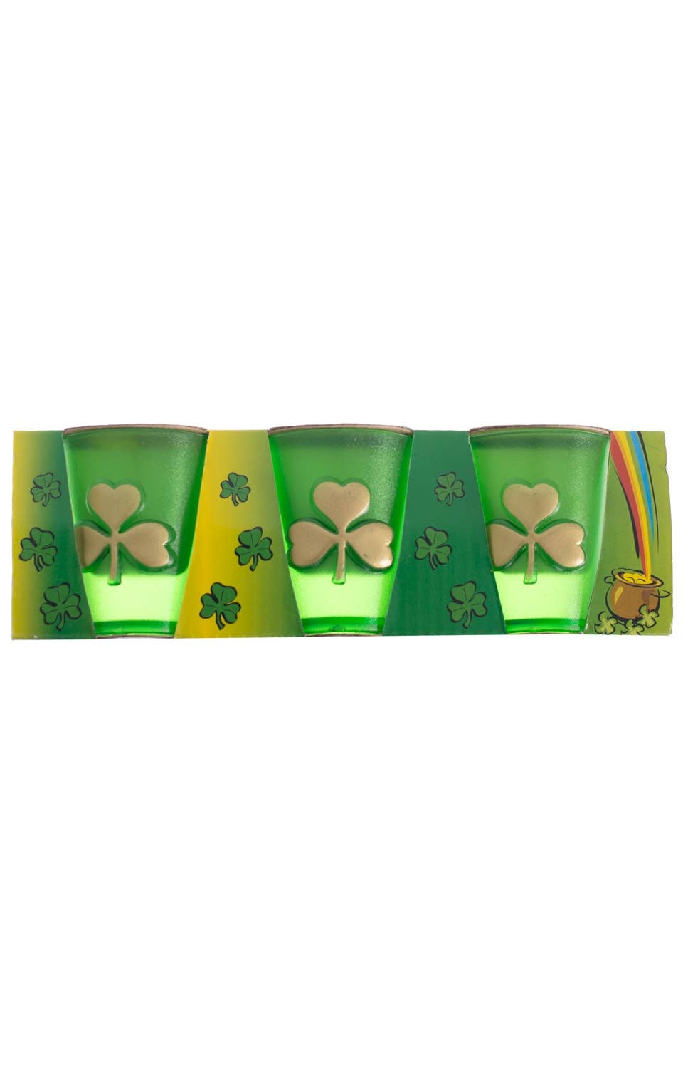 St Pats Day Shot Glasses Costume Accessory Set of 3 View 2