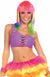 Women's Purple Rave 80's Bra Top With Cutouts View 1